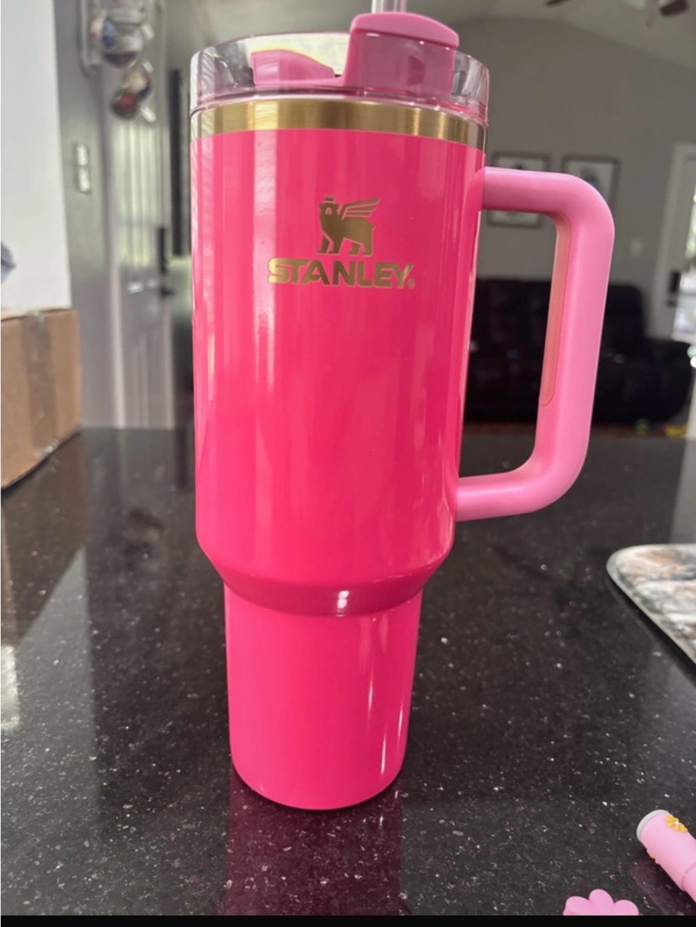 Stanley Bright Pink 40oz tumbler